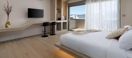 Suite with Private Steam Room & Pool View