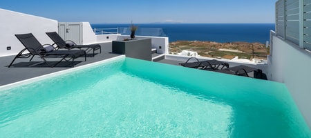 Superior Cave Suite with Private Pool & Sea View | 2-3 Guests | 50-60sqm