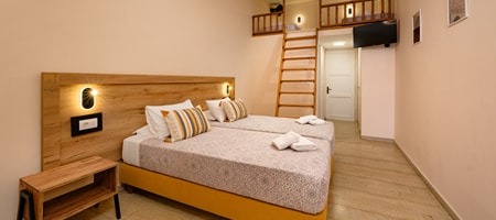 Quadruple Room with Sea View