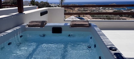 Deluxe Triple Room Sea View with Hot Tub