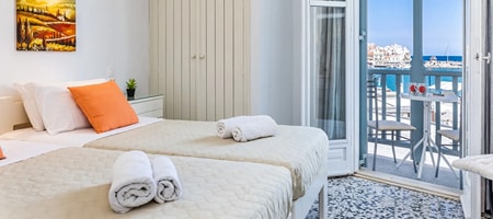 Marialena Rooms - Triple Room Sea View