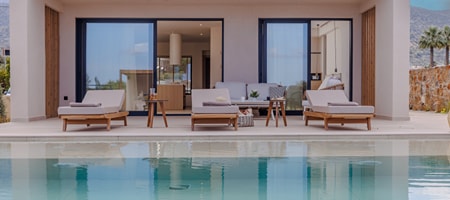 Locoluxe Suite with Private shared Pool Sea View
