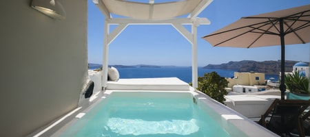 (Caldera View) SophOia Cave Suite with Outdoor Plunge Pool & Caldera View