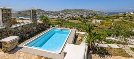 3 BD | Ornos-Agios Lazaros | Villa Lyre | Private Plunge Pool