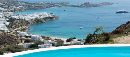 3 BD | Psarou | Villa Azurite | Private Heated Pool