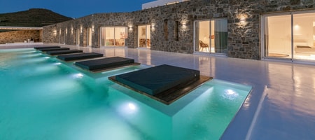 6 BD | Ftelia | Villa Lyon |  Private Pool & Jacuzzi