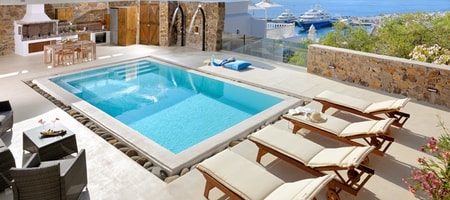 2 BD | Mykonos Town | Elegant Villa |  Private Pool | Indoor Jacuzzi