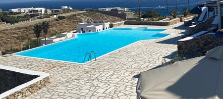2 BD | Elia | Rineia Maisonette | Shared pool