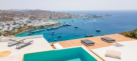 6 BD | Psarou | Villa Sabbia | Private Pool