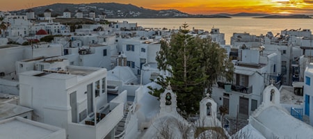 3 BD | Mykonos Town | Sunset Town House | Rooftop with View