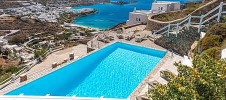 3 BD | Psarou-Agios Lazaros | Villa Luze 2 | Shared Pool