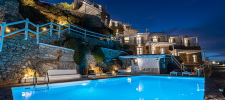 4 BD | Psarou-Agios Lazaros | Villa Luze 3 | Shared Pool