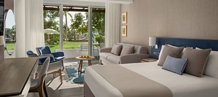 Family Room with Pool View