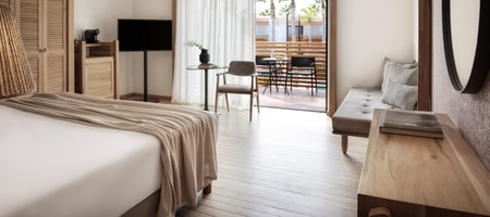 Premium Room with Pool View and Steam Bath