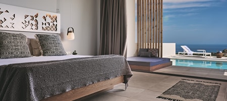 Deluxe Private Pool Suite with Sea View