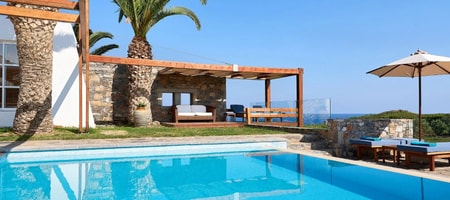 Club Suite 3 Bedroom Private Pool Seafront - Aphrodite's House