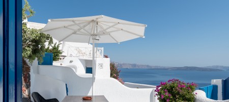 Traditional Cave Studio with Caldera View (2 Adults) - Annex