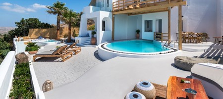 Summer Lovers Villa Private Pool | Private Spa | Panoramic Caldera View