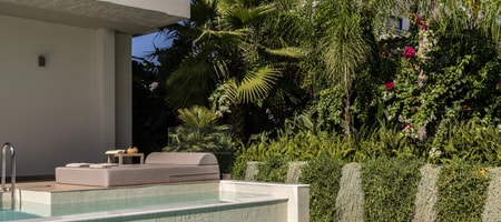 Superior private pool suite