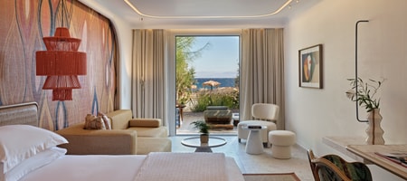 Executive Beachfront Sea View with outdoor Jacuzzi 40m² (Indoor)