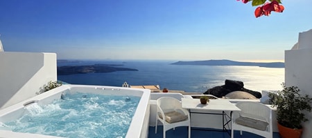 House with Private Jacuzzi Sunset and Sea View