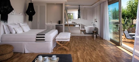 Luxury suite with bath