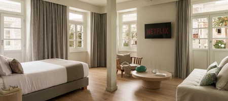 Honeymoon Suite with Balcony & City View