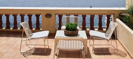 Deluxe Double Room with Shared Seaview Terrace (Main Building)