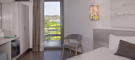 Twin or Double Room with Side Sea View