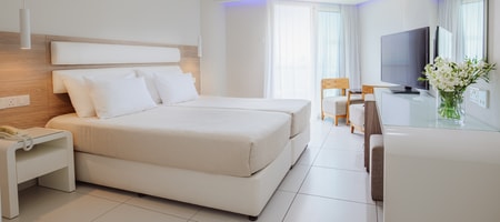 Deluxe Twin/Double Room with Side Sea View