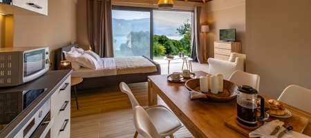 Evdoxia II - Double Room with Sea View