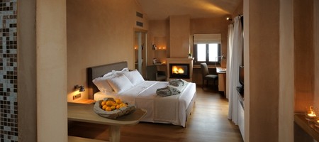 Elegant Suite with Fireplace & View