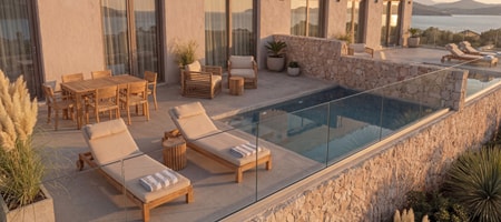 Villa with Private Pool & Sea View 52m²
