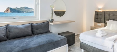 Three Room Apartment Partial Sea View & Town View
