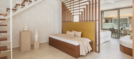 Elite Three Room Maisonette – Private Pool & Sea View