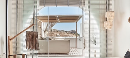 Grande Suite with outdoor private heated jetted tub