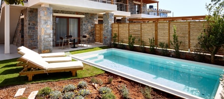Two Bedroom Villa with Private pool Outdoor Hot tub and Garden