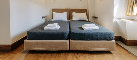 Voltes 07 - Superior Room | 2 Single Beds | Single Sofa | Kitchen & Patio | Sleeps 3