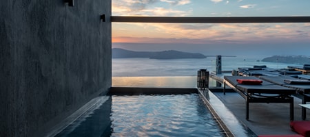Royal Suite with Indoor or Outdoor Plunge Pool and Caldera View