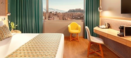 Executive Double Acropolis View