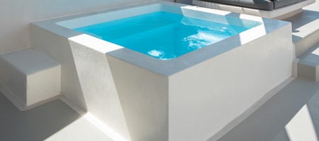 Two Bedroom Cave Suite with Outdoor Hot Tub and Panoramic Island View