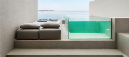 Deluxe Suite Sea View with Private Glass Pool