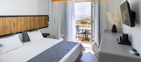 Deluxe Double Room with Partial Sea View