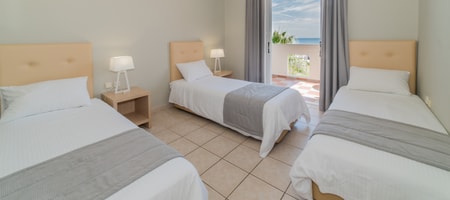 Two Bedroom Apartment with Partial Sea View (5 Adults)