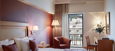 Executive Room on 7th floor with view to Lycabettus Hill