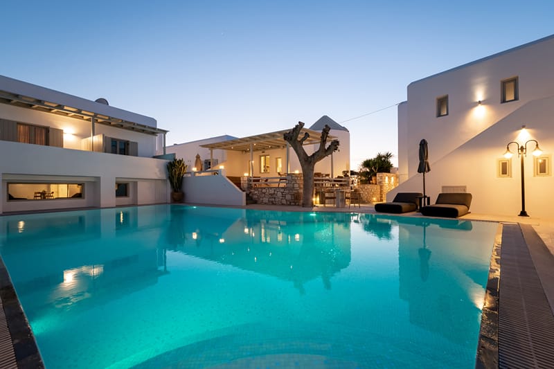 Anemomylos Residence Paros — traditional Cycladic architecture near Naoussa
