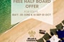 Saver Rate -20% & FREE HALF BOARD