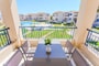 Balcony with pool view
