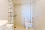 Family bathroom in the hallway