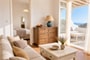 Living room with sea view